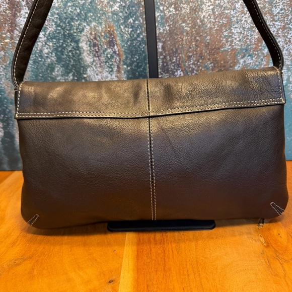 Boho Artisanal 3D Floral Applique Statement Shoulder Bag (EUC) - Picture 10 of 15